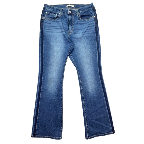 Levi's‎ 725 High Rise Bootcut Jeans Dark Wash Denim Women's Sz 32 Fits 31" Y2K - Picture 1 of 12